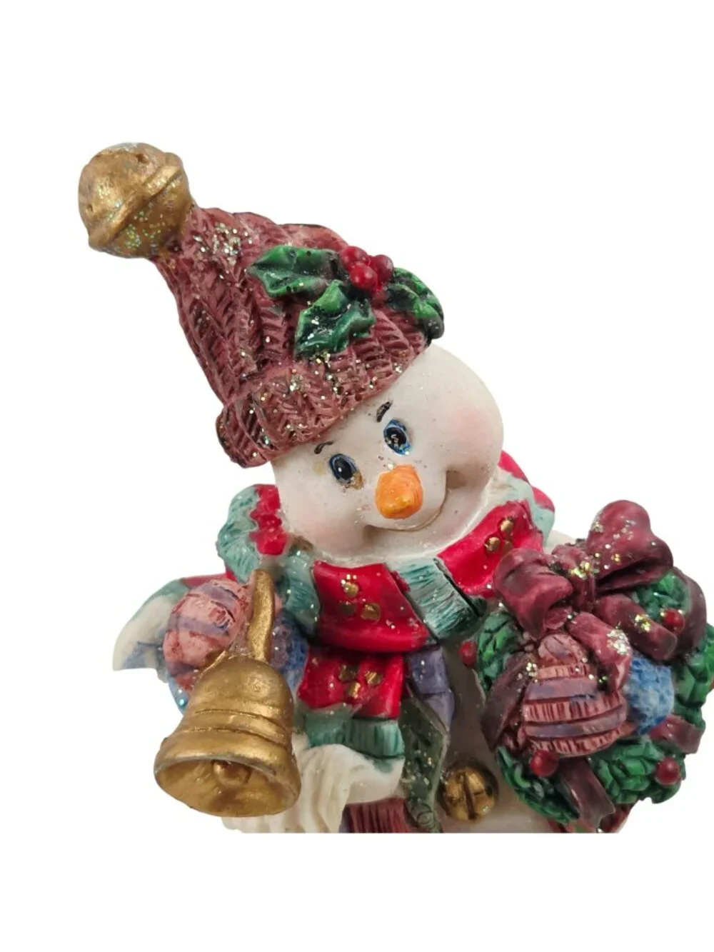 Cedar Creek Collectible Snowman Trio Figurine Box Holiday Decor Christmas